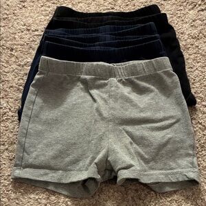 Set of 6 The Children's Place Gray and Black Shorts